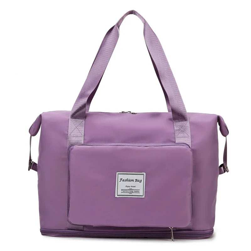 Large Capacity Foldable Waterproof Travel Tote Handbag Duffle Bag