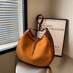 Large Capacity Frosted Shoulder Bags For Women Latest Style Personality Handbags