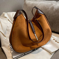 Large Capacity Frosted Shoulder Bags For Women Latest Style Personality Handbags