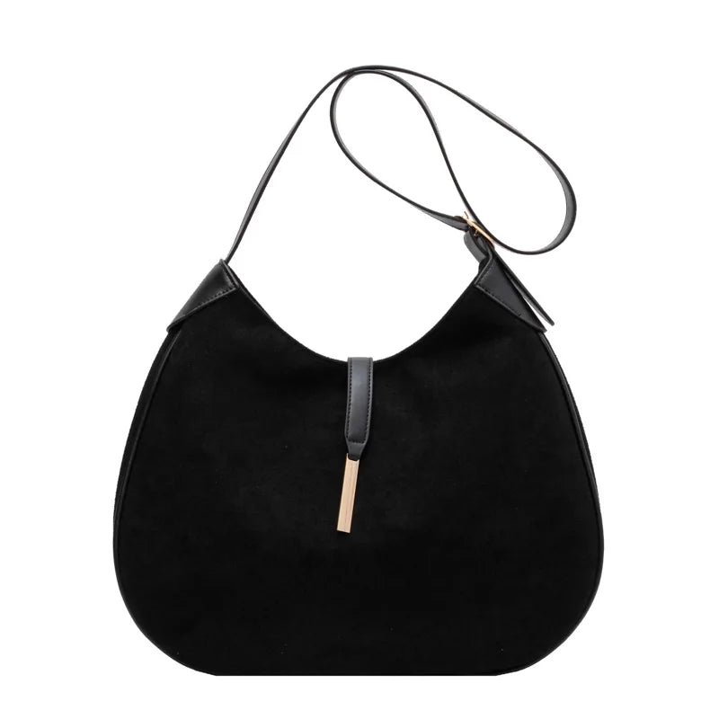 Large Capacity Frosted Shoulder Bags For Women Latest Style Personality Handbags