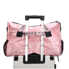 Graffiti Yoga Sports Bag with Shoes Large Capacity Outdoor Travel
