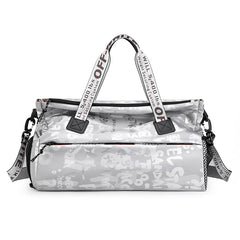 Graffiti Yoga Sports Bag with Shoes Large Capacity Outdoor Travel