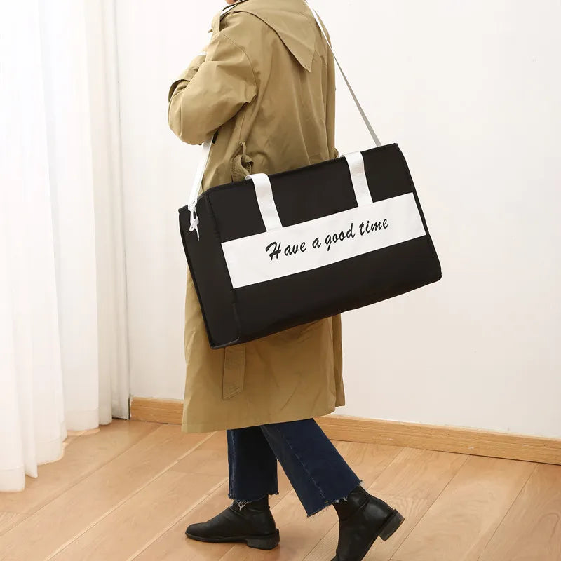 Large Capacity Folding Luggage Crossbody Bag