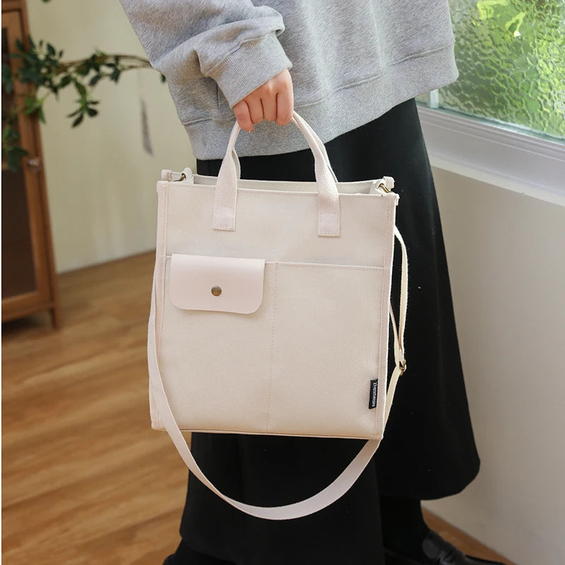 Large Capacity Nylon Shoulder Bag Tote Canvas Casual Women's Crossbody Bags