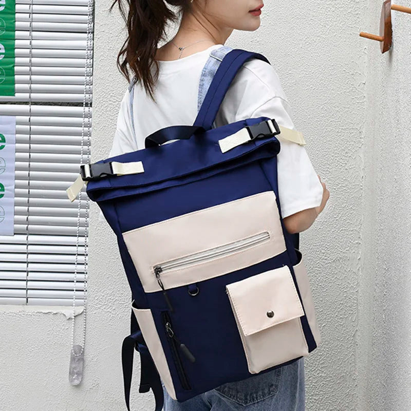 Large Capacity High School Backpack Bags Teenage Girls Travel