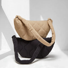 Large Capacity Space Cotton Shoulder Bags For Women Winter Ladies Handbags
