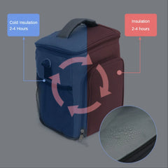 Large Insulated Cooler Lunch Bag Waterproof Portable Work Picnic Food School Ben