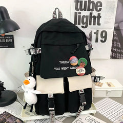 Large Capacity Girl Backpack Female Student School Bags Japanese College Style M