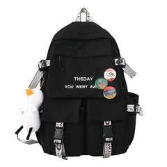 Large Capacity Girl Backpack Female Student School Bags