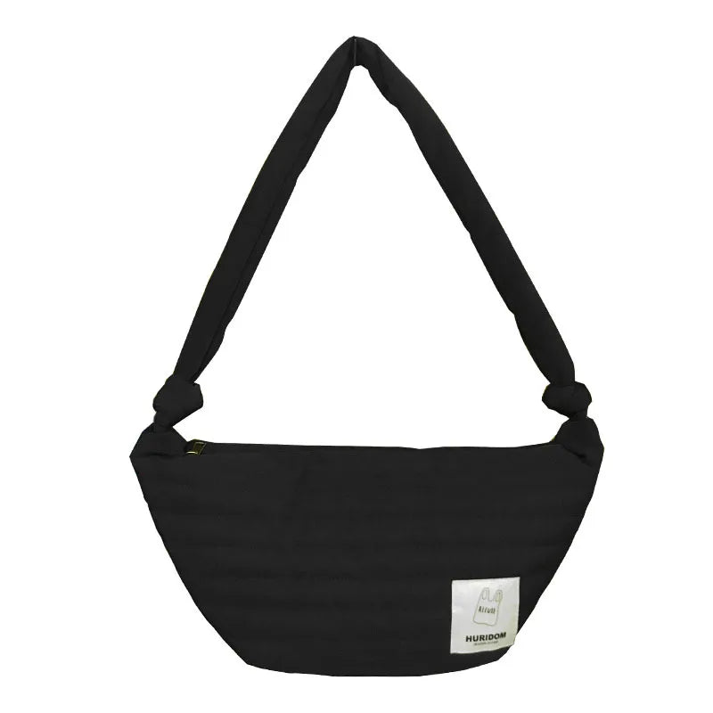 Large Capacity Canvas Ladies Shoulder Bag Crossbody Tote Soft Handbag