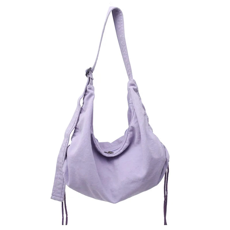 Canvas Shoulder Bag South Korea Style Hobos