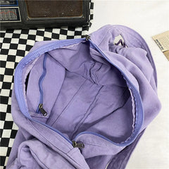 Canvas Shoulder Bag South Korea Style Hobos