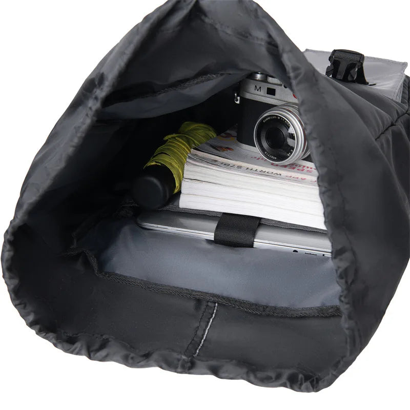 Large Capacity Men Backpack Laptop 15.6 Inch Water Proof Oxford Gray