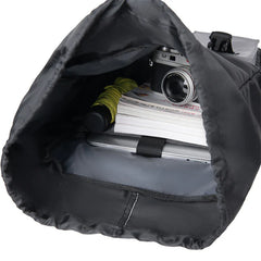 Large Capacity Men Backpack Laptop 15.6 Inch Water Proof Oxford Gray