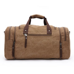 Men Canvas Travel Duffle Bags Large Capacity Weekend Bag
