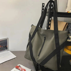 Large Capacity Men's Shoulder Bags Travel Handbag High Nylon Unisex