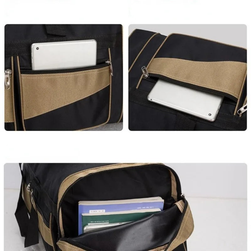 Large Capacity Men's Waterproof Duffle Bag for Weekend Trip