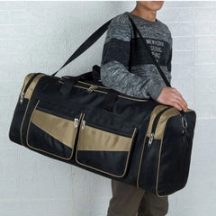 Large Capacity Men's Waterproof Duffle Bag for Weekend Trip