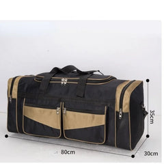 Large Capacity Men's Waterproof Duffle Bag for Weekend Trip