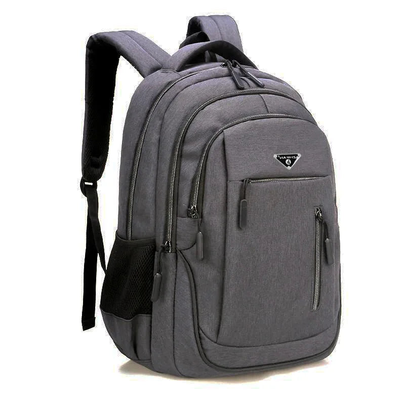 Large Capacity Men's Waterproof Oxford Cloth Rucksack USB Computer Bag