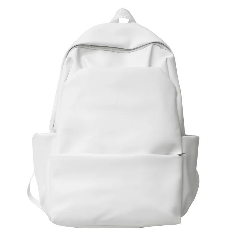 Large Capacity Outdoor Travel Leather Backpacks BookBags School Backpack
