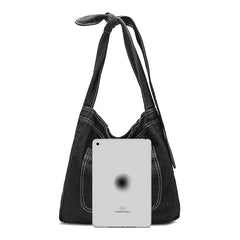 Denim Youth Tote Bag Casual Jeans Women Handbags Whole Purse