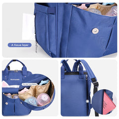 Large Capacity Mommy Diaper Bag Waterproof Travel Backpack
