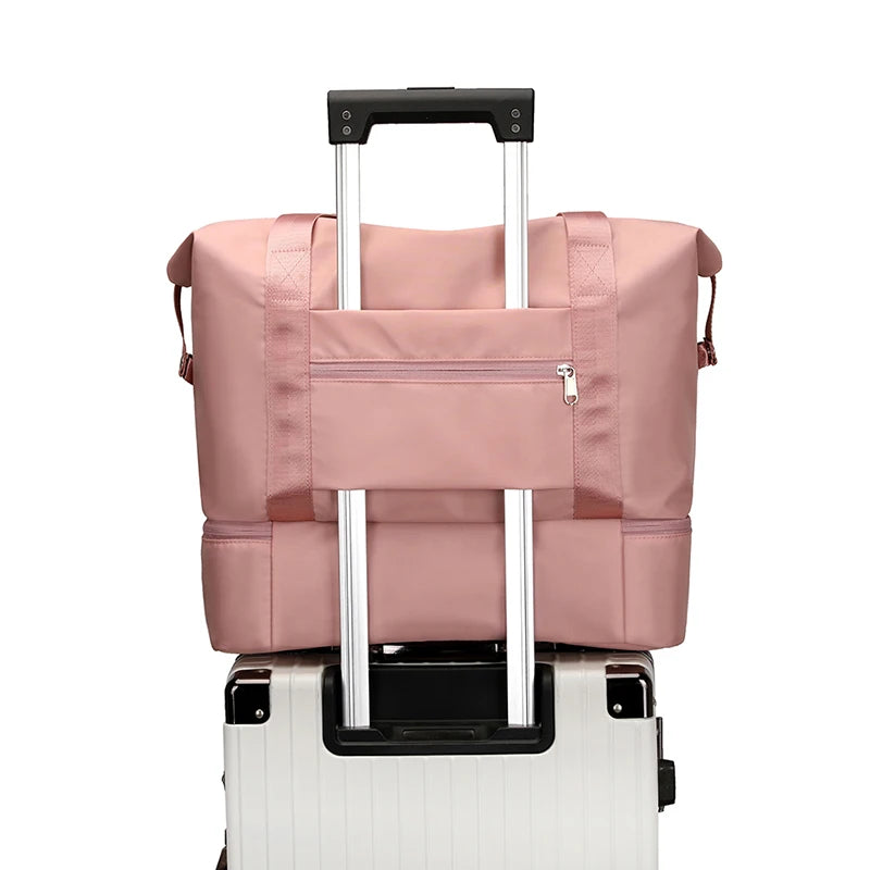 Large Capacity Women Hand travel Bag Luggage bag Sports Shoulder Bag