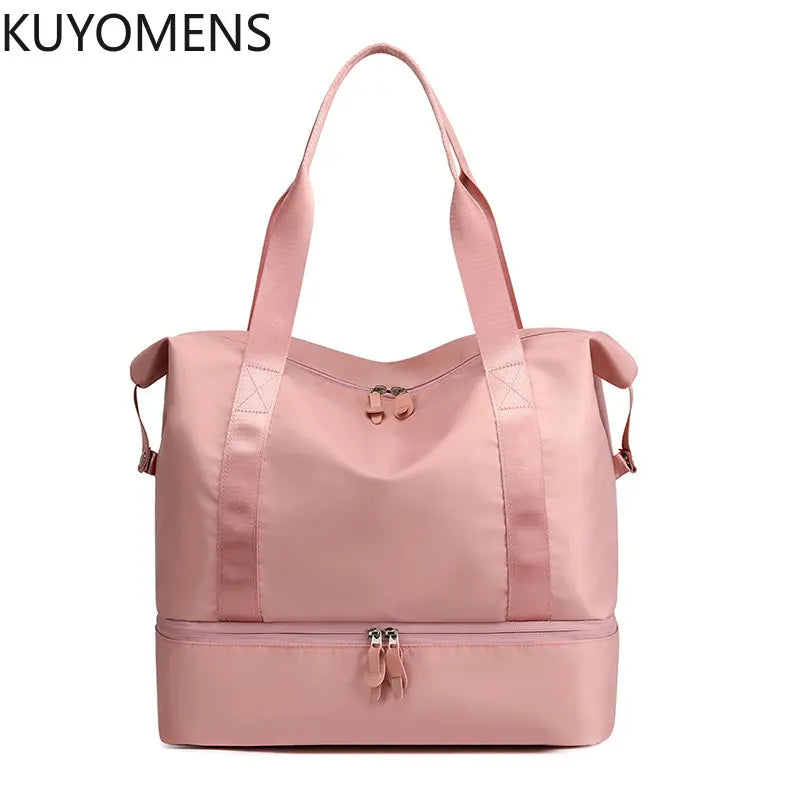 Large Capacity Women Hand travel Bag Luggage Bag Nylon Handbags Sports Shoulder