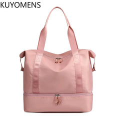 Large Capacity Women Hand travel Bag Luggage Bag Nylon Handbags Sports Shoulder