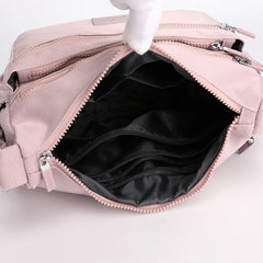 Large Capacity Nylon Shoulder Bag Casual Waterproof Ladies Messenger B