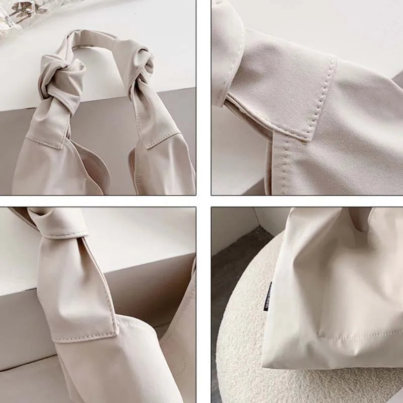 Large Nylon Underarm Shoulder Bags Women Students School Handbags
