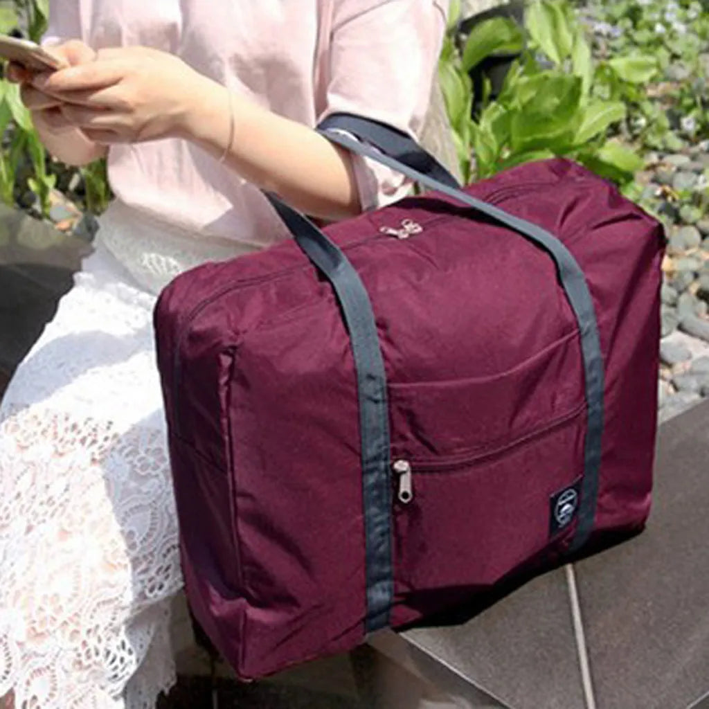 Foldable Duffle Bag Waterproof Travel Bag Organizers Packing Cubes