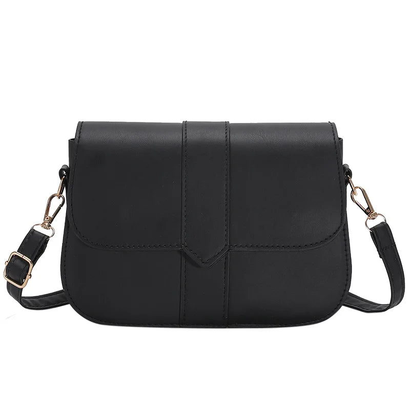 Large Capacity One Shoulder Bag Women's PU Leather Casual Style