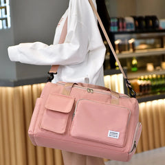 Large Capacity Waterproof Travel Bag Gym Handbag Women Yoga Shoulder Bag