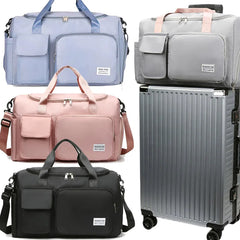 Large Capacity Waterproof Travel Bag Luggage Handbag Gym Bag