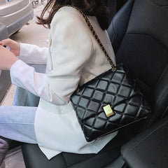 Large Capacity PU Leather Crossbody Bags for Women Chain Shoulder Handbags