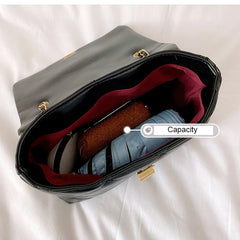 Large Capacity PU Leather Crossbody Bags for Women Chain Shoulder Handbags