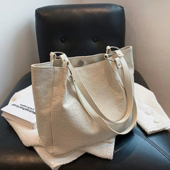 Large Capacity PU Leather Top-handle Bags for Women Female Purses and Handbags