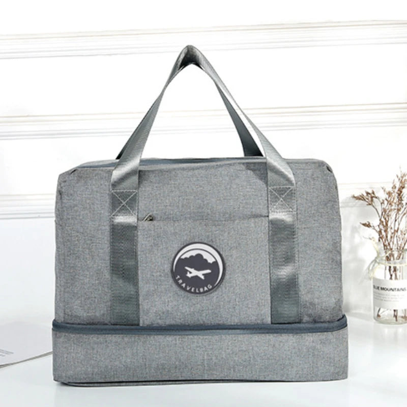 Large Capacity Packing Cubes Waterproof Travel Bag Unisex Foldable Duffle Bag