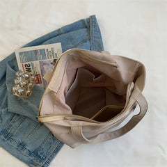 Large Capacity Panelled Totes Shoulder Bags for Women Top Handle