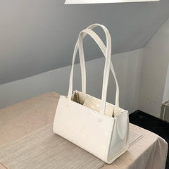 Large Capacity Patent Leather Shoulder Bag for Women