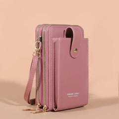 Large Capacity Phone Pocket Shoulder Bag for Women Multi-layer Crossbody Bags