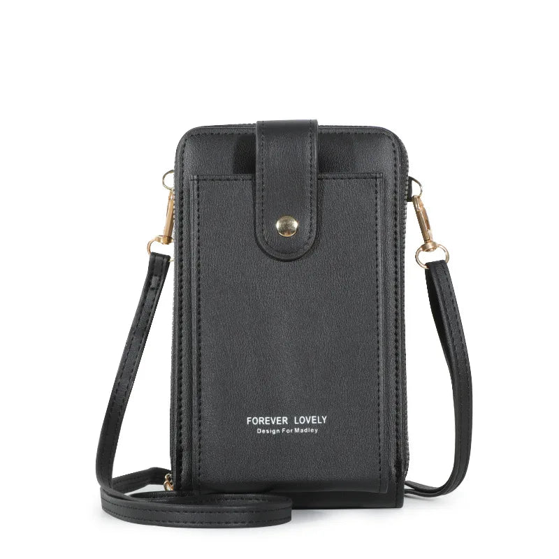 Large Capacity Phone Pocket Shoulder Bag for Women Multi-layer Crossbody Bags