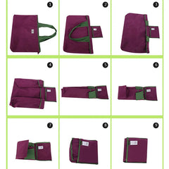 Foldable Reusable Grocery Bag Travel Shoulder Tote Bag