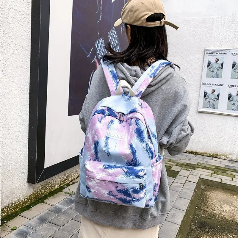 Large Capacity School Backpack for Girls Outdoor Travel Schoolbags for Students