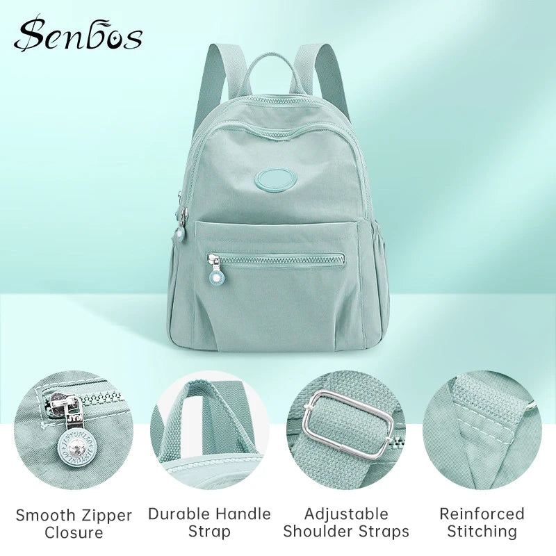 Large-Capacity School Bag Girls Teenager Backpack Lightweight Travel Backpack