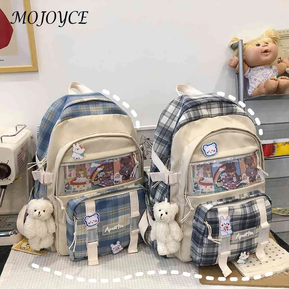 Large-Capacity School Bag Boys Girls Shoulder Bag Outdoor Backpack