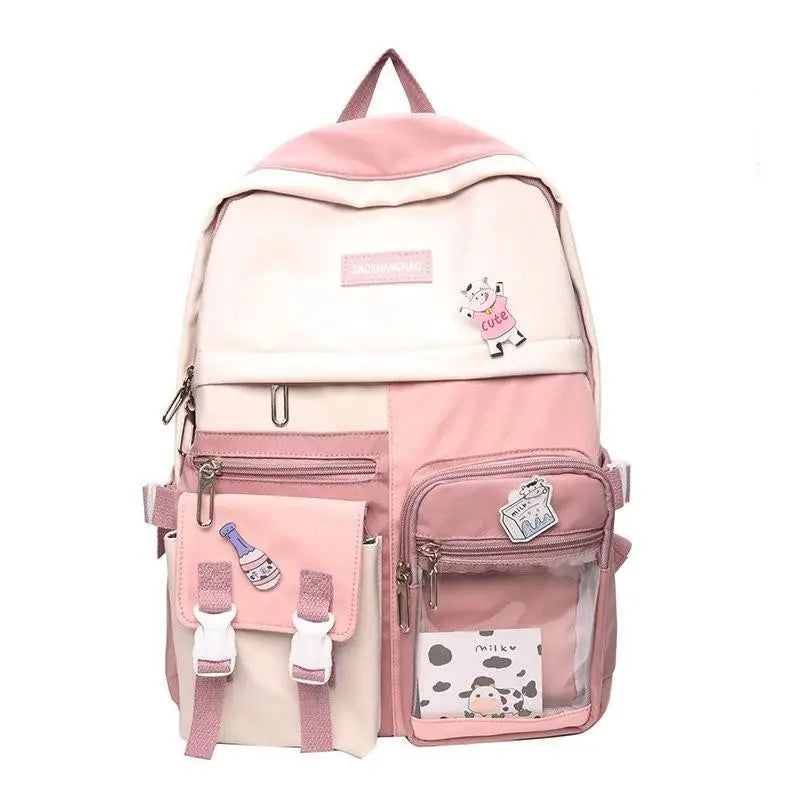 Large Capacity School Bags for Teenager Girls Women Backpack Waterproof