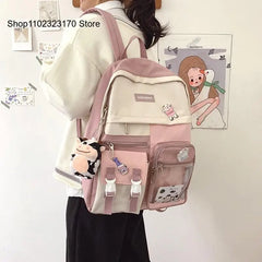 Large Capacity School Bags for Teenager Girls Women Backpack Waterproof